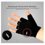 SAHOO summer sport mtb cycling gloves half finger Glove Outdoor Bicycle Breathable Glove silicone gel palm pad Riding equipmen - Image 4