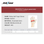 SAHOO summer sport mtb cycling gloves half finger Glove Outdoor Bicycle Breathable Glove silicone gel palm pad Riding equipmen - Image 2